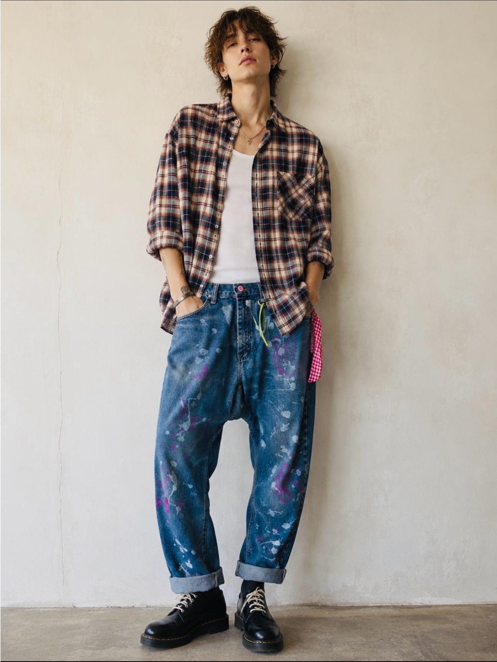 Wrangler drop crotch jeans
